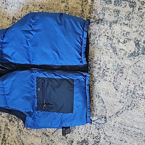 American Eagle Black Puffer Men's Lg, Hooded Full Zip Vest, preowned - Picture 5 of 6